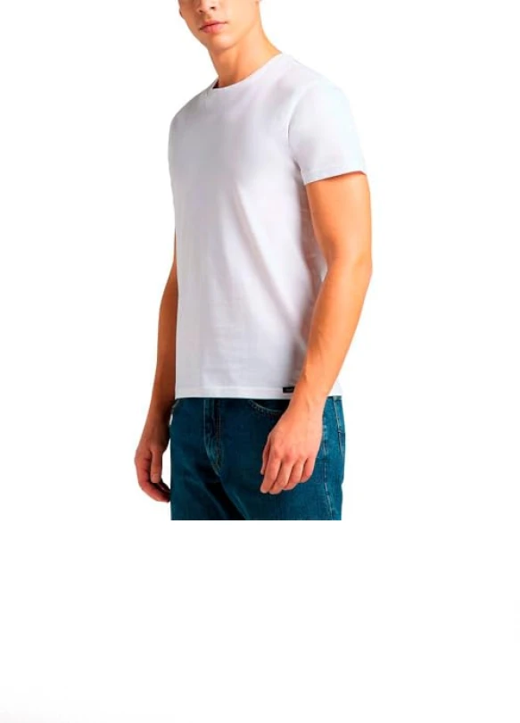 3_Camisetas de cuello redondo Lee Hombre Twin Pack