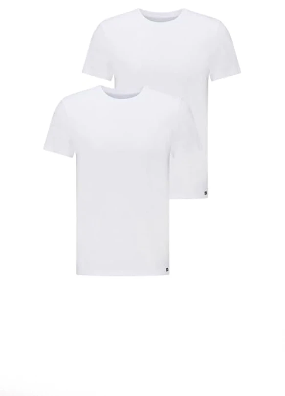 2_Camisetas de cuello redondo Lee Hombre Twin Pack