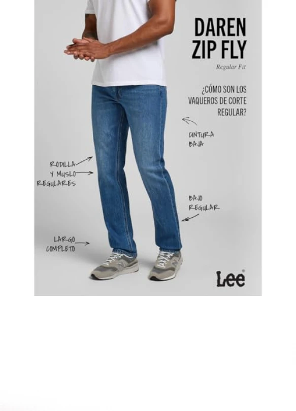2_Pantalones para hombre LEE DAREN ZIP FLY