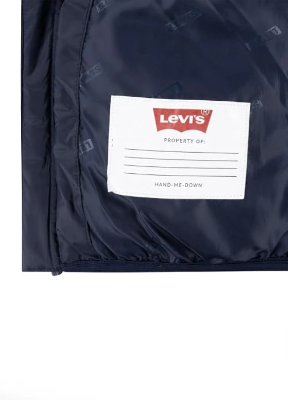 5_Chaqueta de abrigo para niños Levi's Lvb Sherpa Lined Puffer Jkt