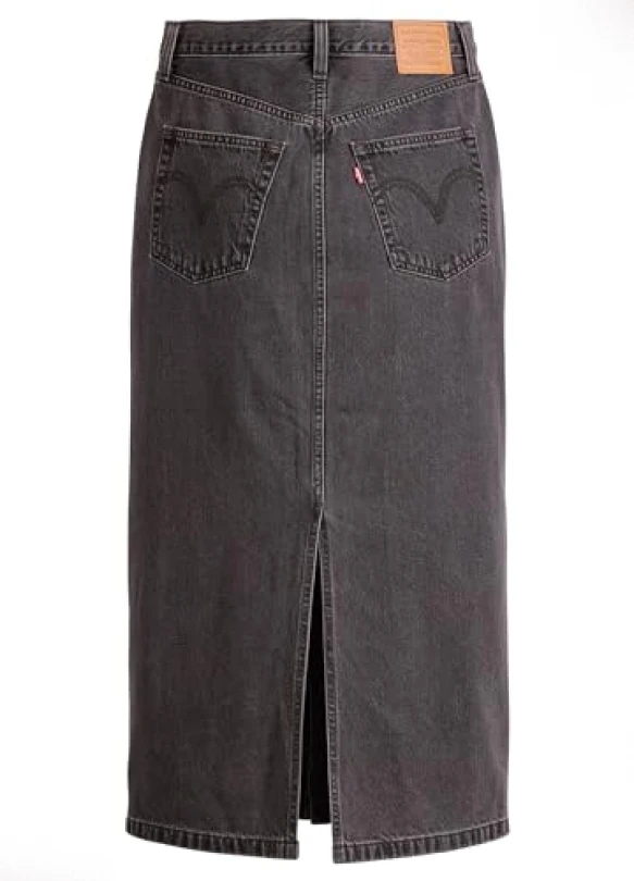 4_Falda vaquera midi para mujer Levi's Button