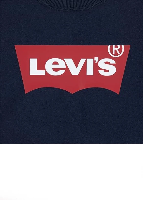 1_Levi's Kids Batwing Crewneck Sudadera Bebés ❗️