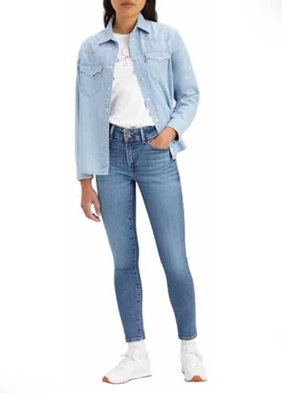 3_Vaqueros doble botón Levi's 711 para mujer