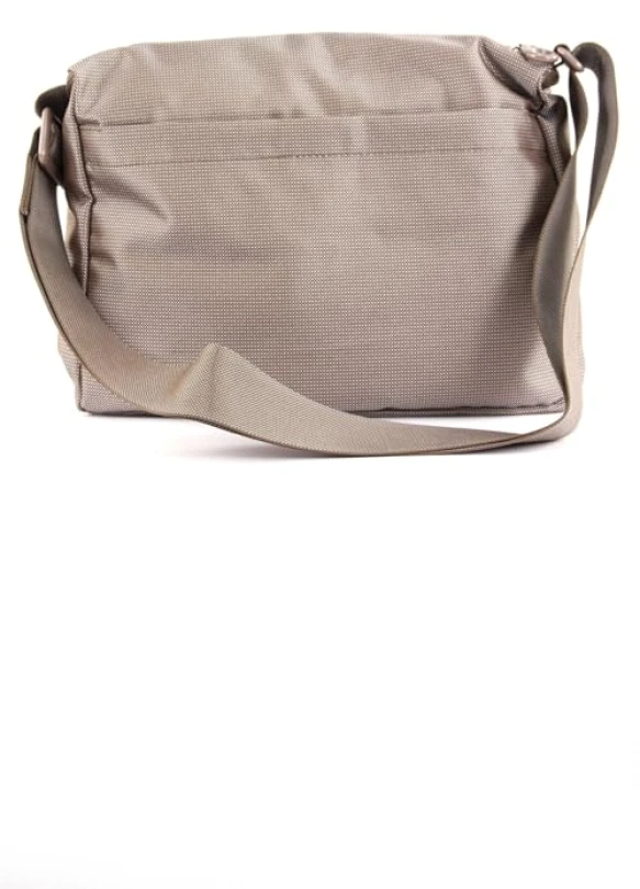 2_Bolso bandolera Mandarina Duck de textil con cremalleras y bolsillos.