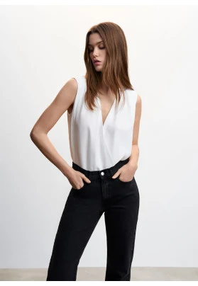 Blusa cruzada lyocell