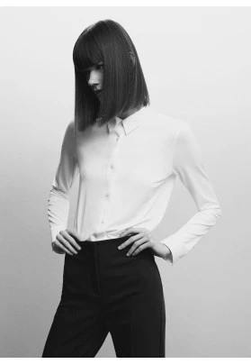 Camisa fluida con botones