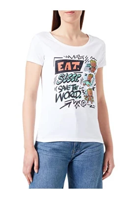 Camiseta Estampada de Marvel para Mujer: Moda Cómoda y Estilizada