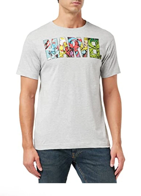 main_image_Camiseta MARVEL Comic Strip Logo para hombre