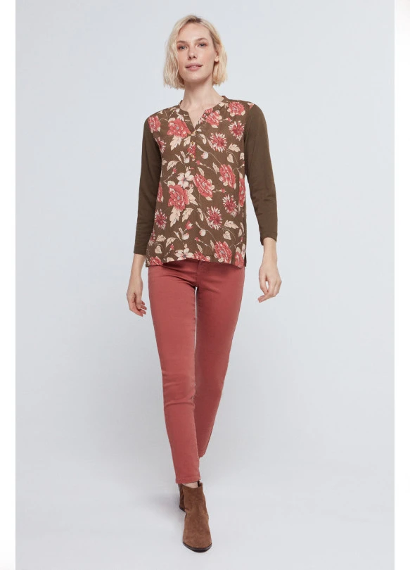 main_image_Blusa Combinada Punto