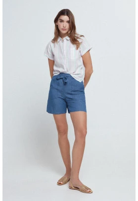 Camisa Lino Rayas