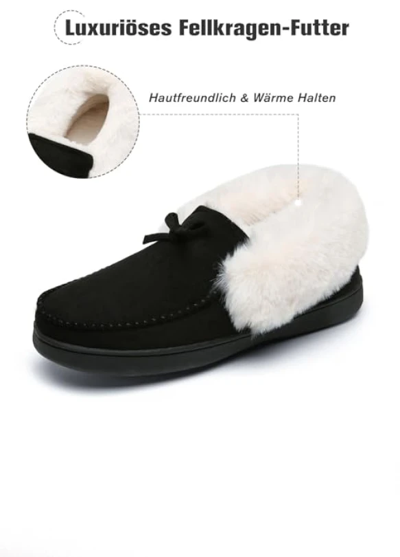 1_Zapatillas de casa para mujer Mishansha con forro de felpa y espuma.