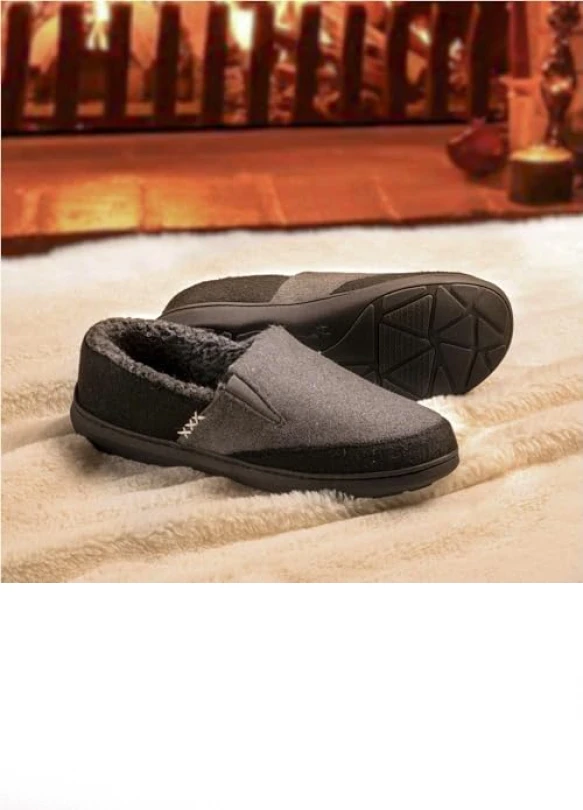 5_Zapatillas de Casa Zigzagger para Hombre con Microgamuza y Espuma de Memoria