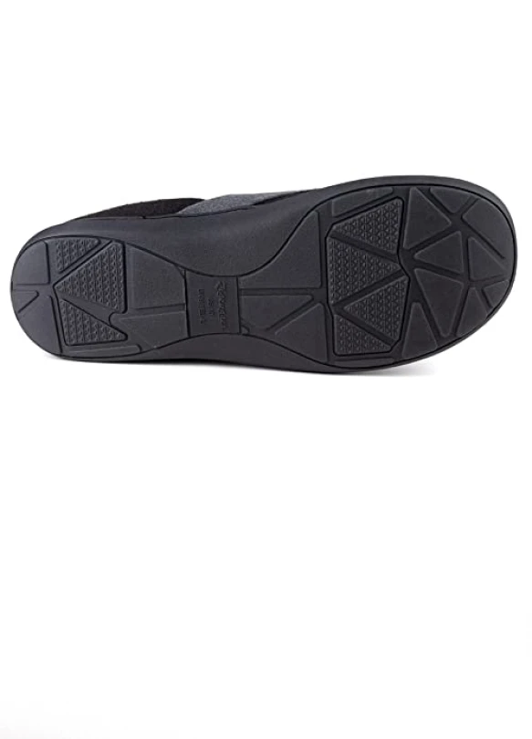 3_Zapatillas de Casa Zigzagger para Hombre con Microgamuza y Espuma de Memoria