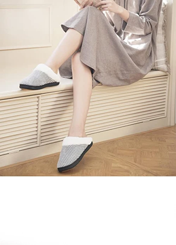 5_Zapatillas de invierno cómodas y calentitas de Mishansha para hombre y mujer