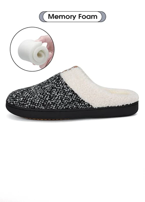 1_Zapatillas de invierno cómodas y calentitas Mishansha para hombre y mujer.