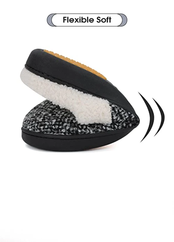 3_Zapatillas de invierno cómodas y calentitas Mishansha para hombre y mujer.