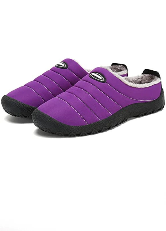 1_Zapatillas de invierno suaves y calientes para interior y exterior.