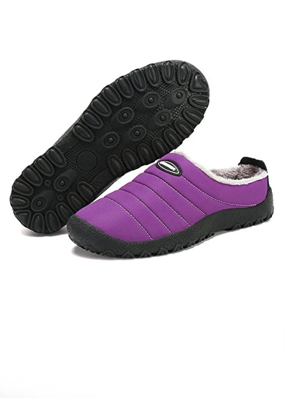 2_Zapatillas de invierno suaves y calientes para interior y exterior.