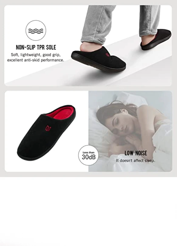 4_Zapatillas Unisex WateLves Invierno con Memory Foam y antideslizante.