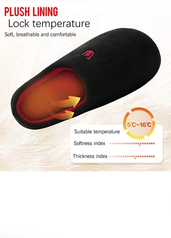 2_Zapatillas Unisex WateLves Invierno con Memory Foam y antideslizante.