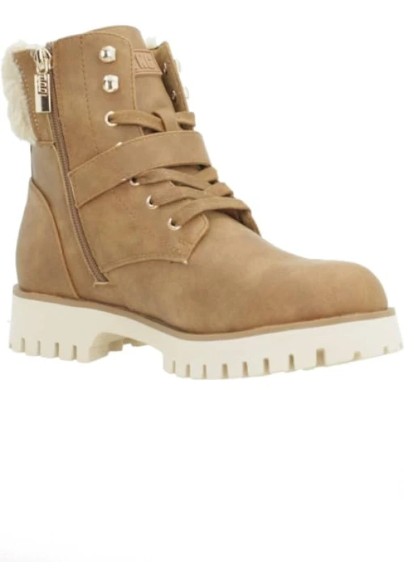4_Botines planos Mujer MTNG LENOX 53236 casual con cremallera