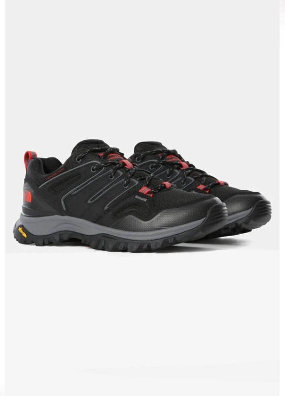 2_HEDGEHOG - Zapatillas de senderismo - BLACK/HORIZON RED