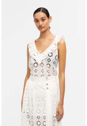 Blusa con volantes