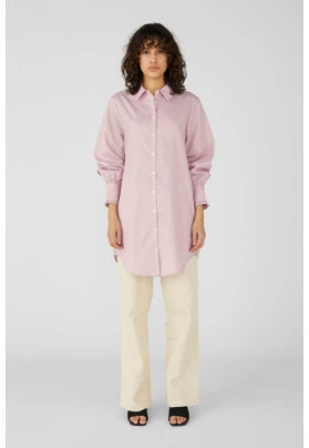 Camisa larga mangas abullonadas