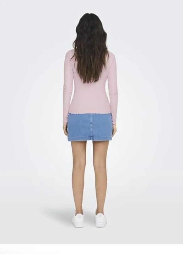 2_Camiseta de manga larga ONLY ONLEMMA L/S High Neck Top para mujer