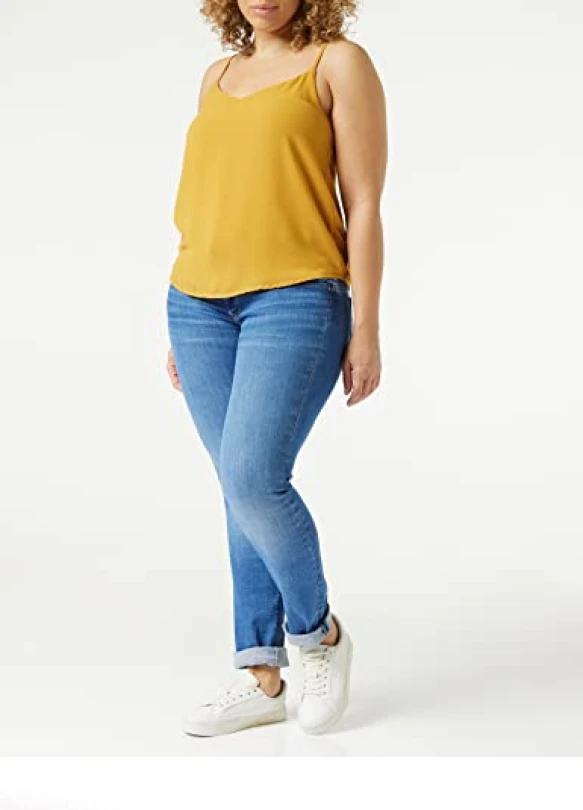 1_Camiseta Only Onlmoon Sl Top Noos Wvn para mujer