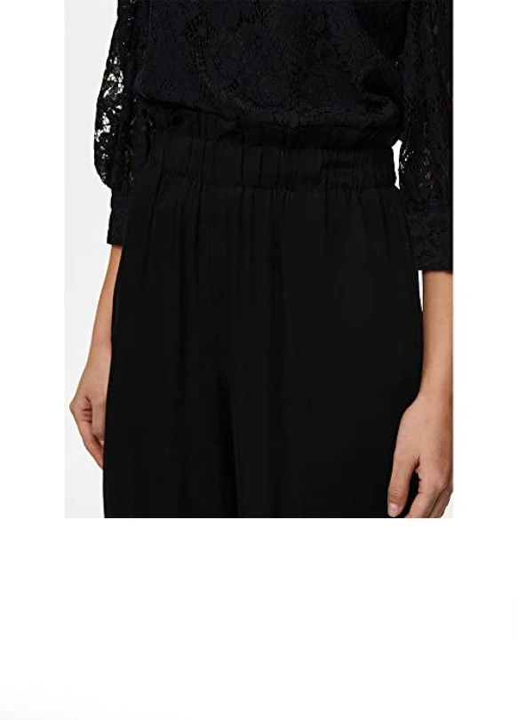 5_Pantalones anchos de mujer ONLY Onlcaly Life HW PB Noos