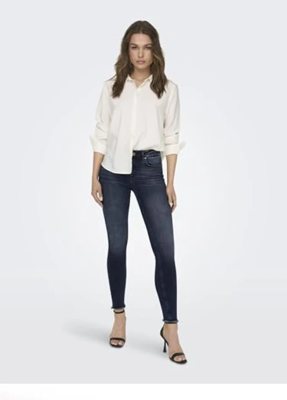 5_Pantalones ONLY ONLBLUSH LIFE MID SK ANK RAW REA409 para mujer