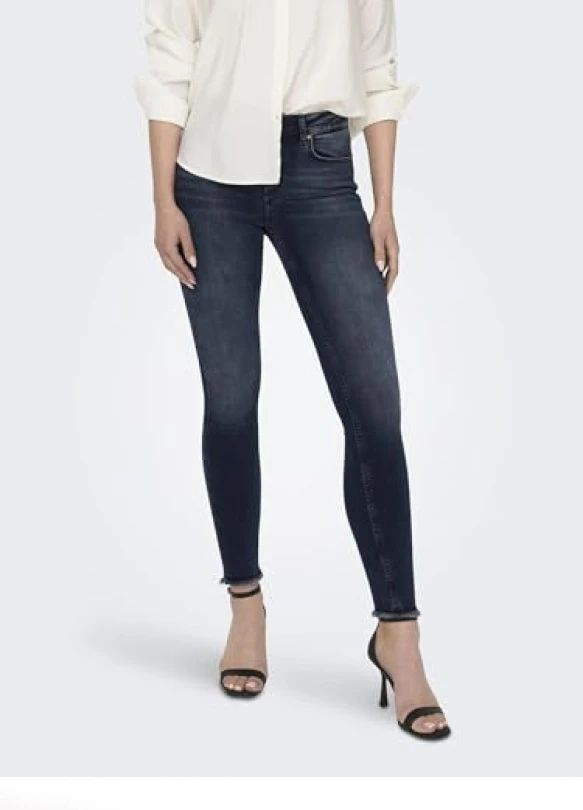 3_Pantalones ONLY ONLBLUSH LIFE MID SK ANK RAW REA409 para mujer