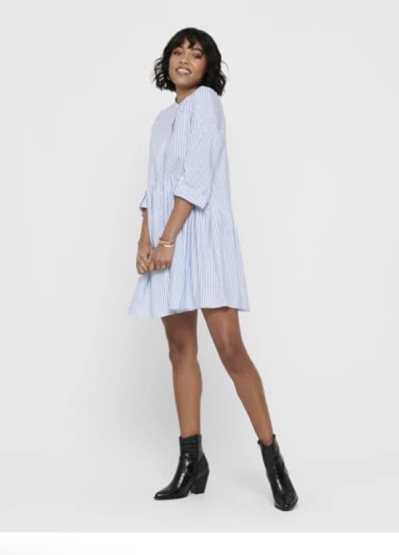 4_Vestido ONLY ONLDITTE Life Stripe 3/4 para mujer
