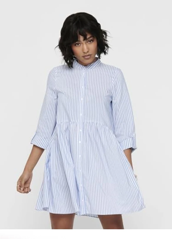 2_Vestido ONLY ONLDITTE Life Stripe 3/4 para mujer