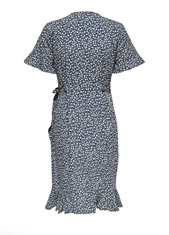 2_Vestido ONLY Onlolivia S/S Wrap Dress Wvn Noos para mujer