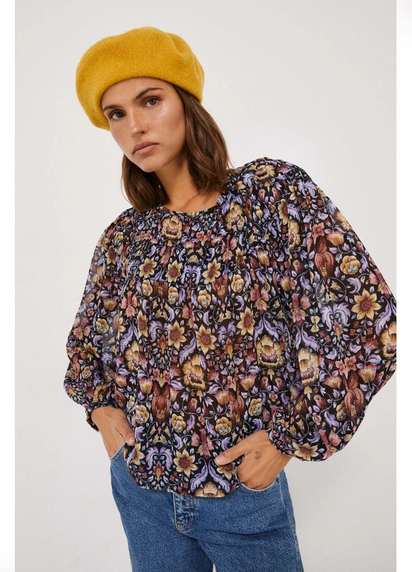 main_image_Blusa Gasa Flores