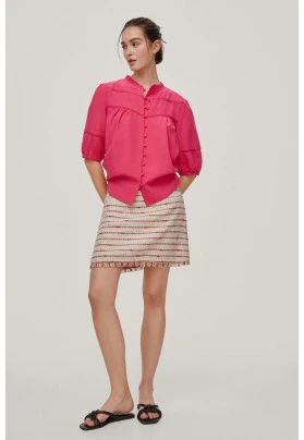 Blusa con cintas