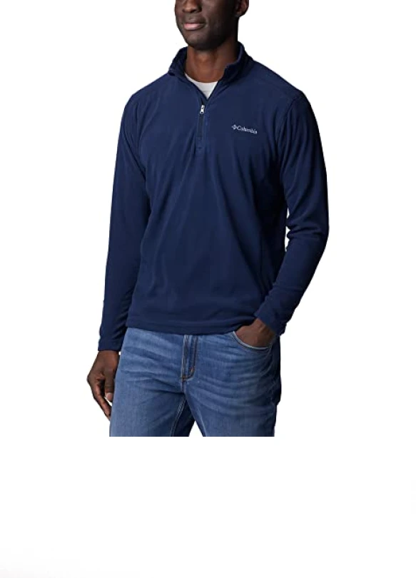 4_Jersey de forro polar para hombre Columbia Klamath Range II Half Zip