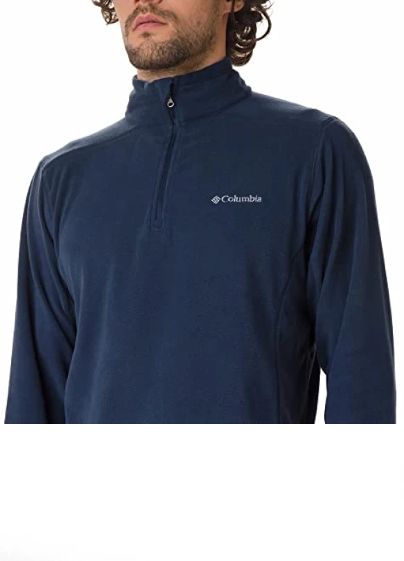 2_Jersey de forro polar para hombre Columbia Klamath Range II Half Zip
