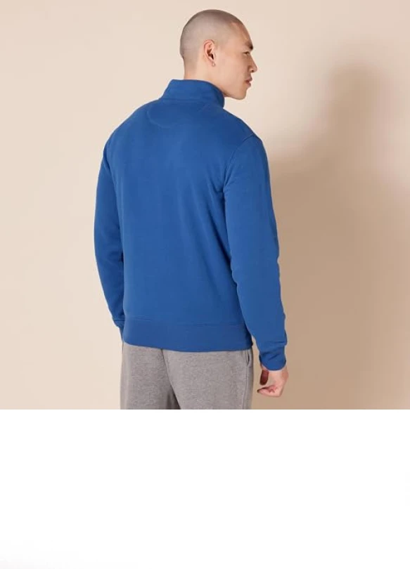 2_Sudadera de forro polar con cuello Perkins de Amazon Essentials