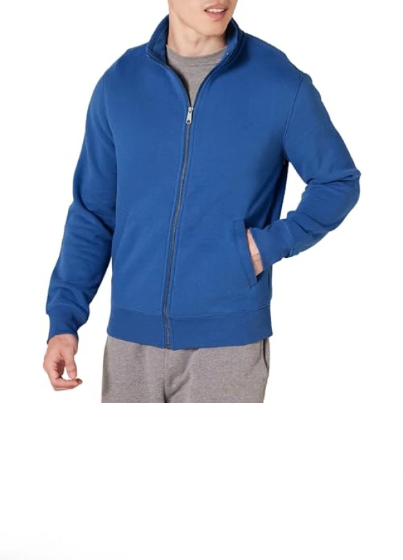 main_image_Sudadera de forro polar con cuello Perkins de Amazon Essentials