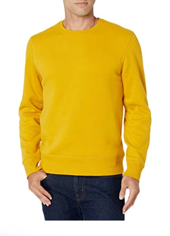 2_Sudadera de Forro Polar con Cuello Redondo, Amazon Essentials para Hombre