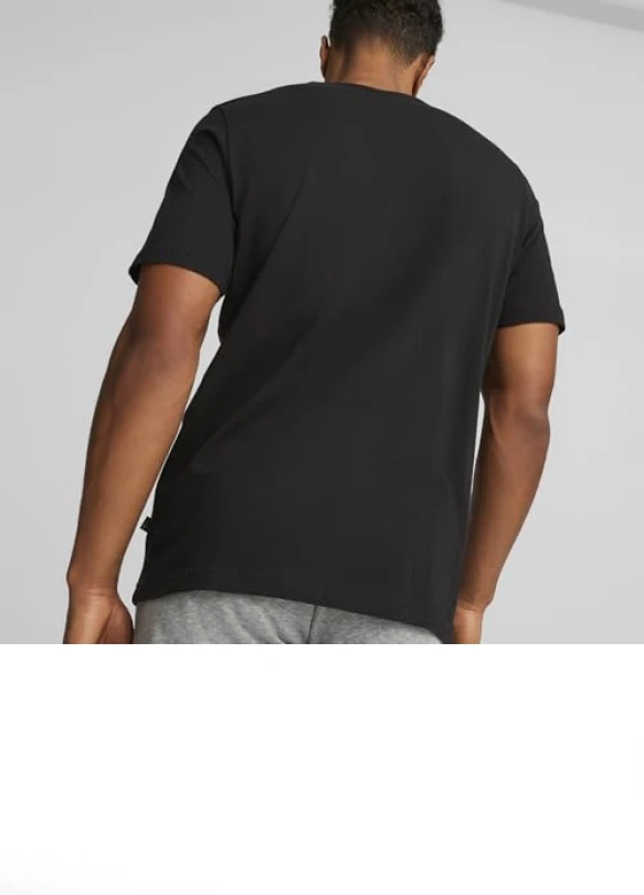 3_Camiseta de deporte Puma Ess Logo Tee para hombre