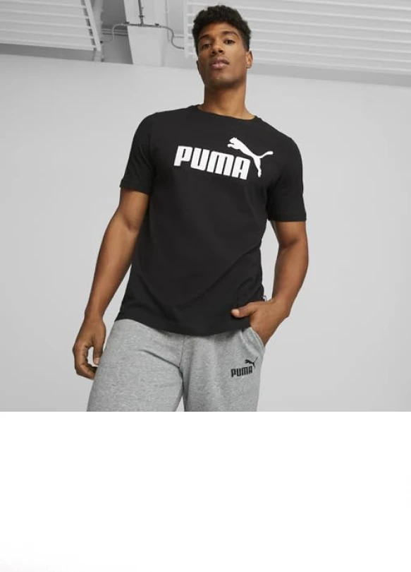 2_Camiseta de deporte Puma Ess Logo Tee para hombre