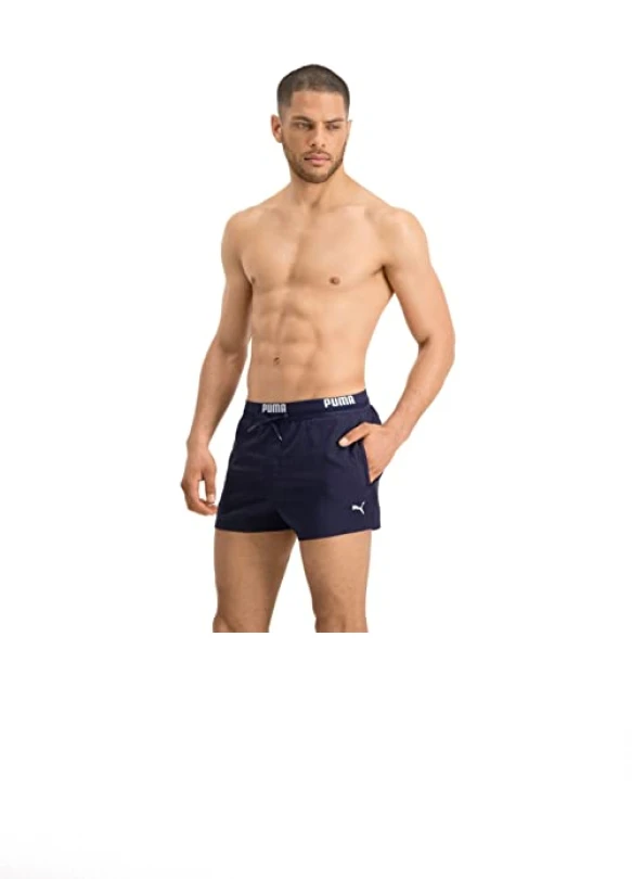 3_Pantalones cortos para natación PUMA Logo Short Length