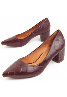 Montevita Zapatos de Tacón Sloon Burdeos 5cm