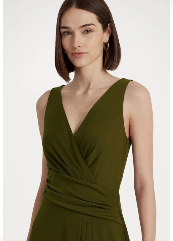 3_AFARA SLEEVELESS DAY DRESS - Vestido de tubo - botanic green