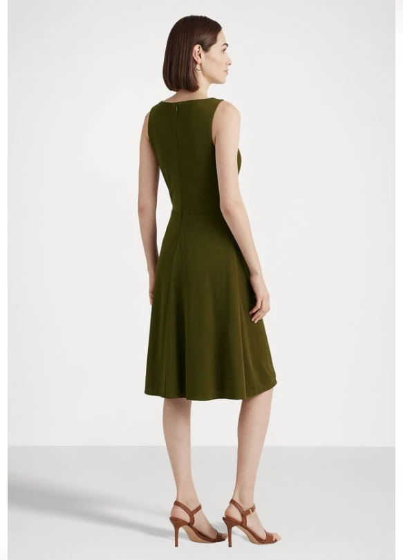 1_AFARA SLEEVELESS DAY DRESS - Vestido de tubo - botanic green