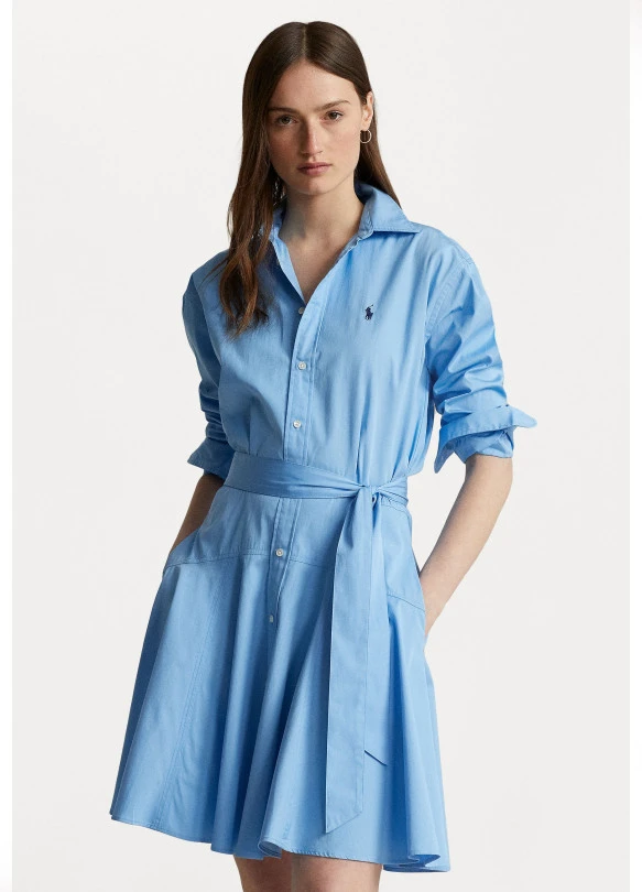 main_image_LONG SLEEVE DAY DRESS - Vestido vaquero - astor blue
